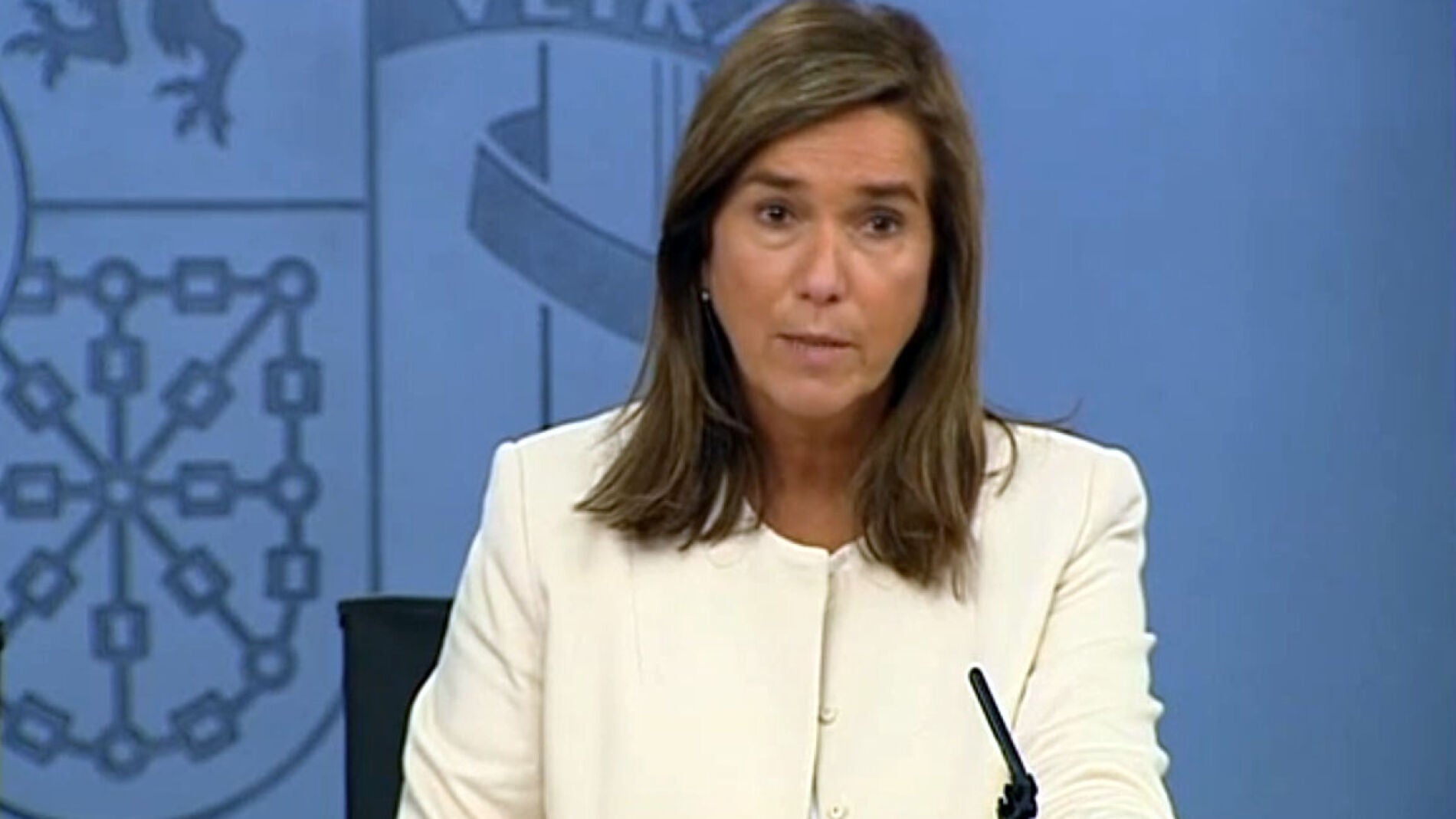 Ana Mato en la rueda de prensa posterior al Consejo