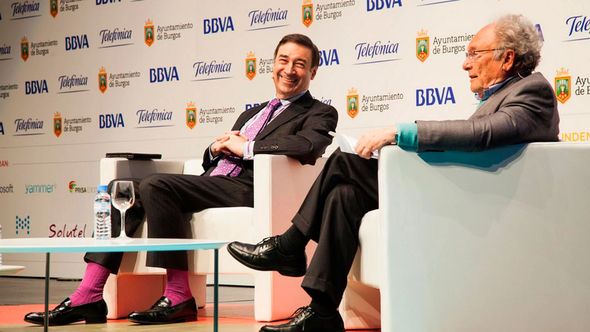 Pedro J. Ramírez charla con Eduard Punset Pedro J. Ramírez charla con Eduard Punset