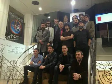 Foto de familia de la sección oficial del Festival de Málaga Foto de familia de la sección oficial del Festival de Málaga