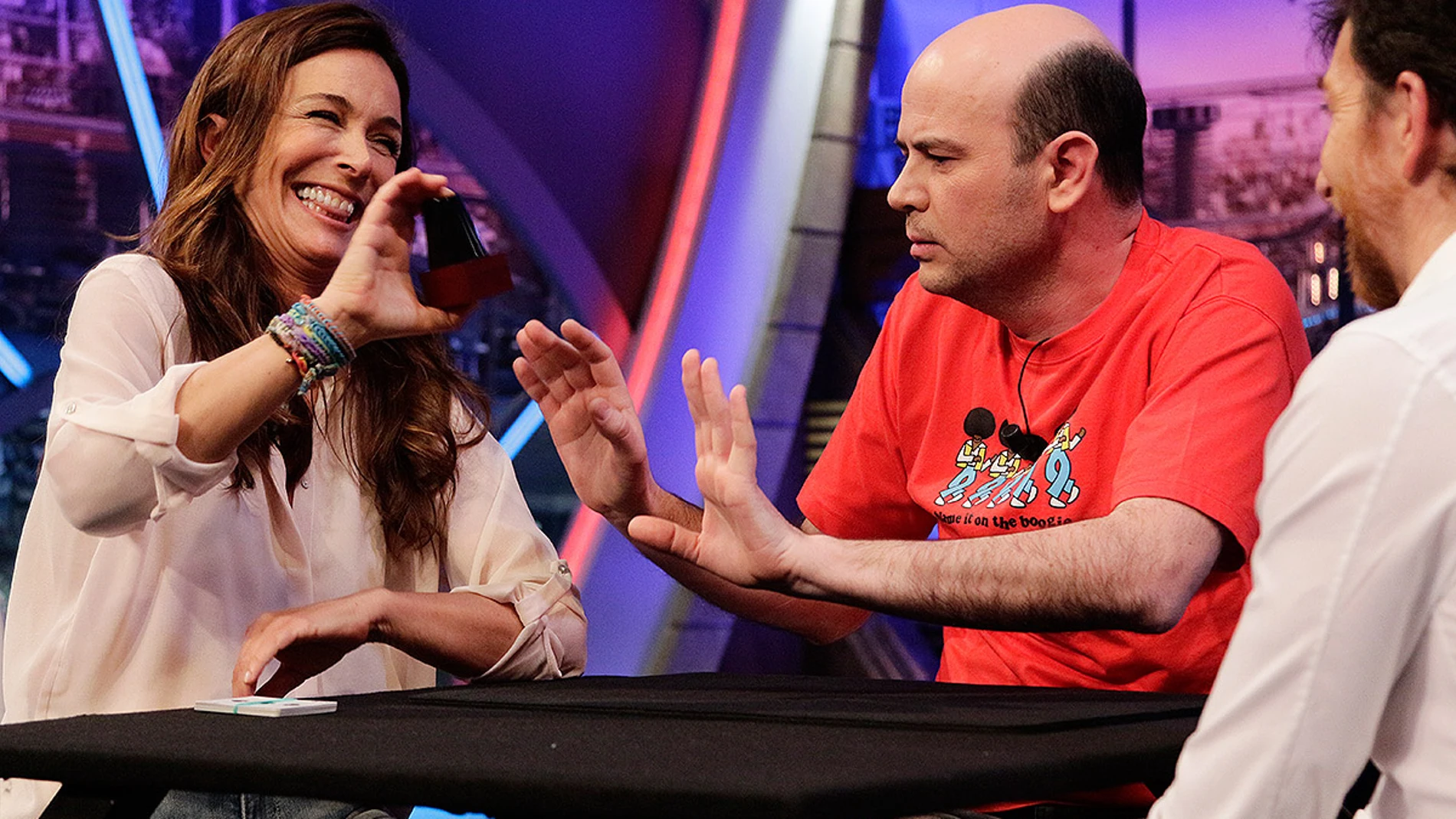 Lydia Bosch con Jandro en El Hormiguero 3.0