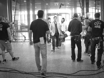 En pleno rodaje En pleno rodaje