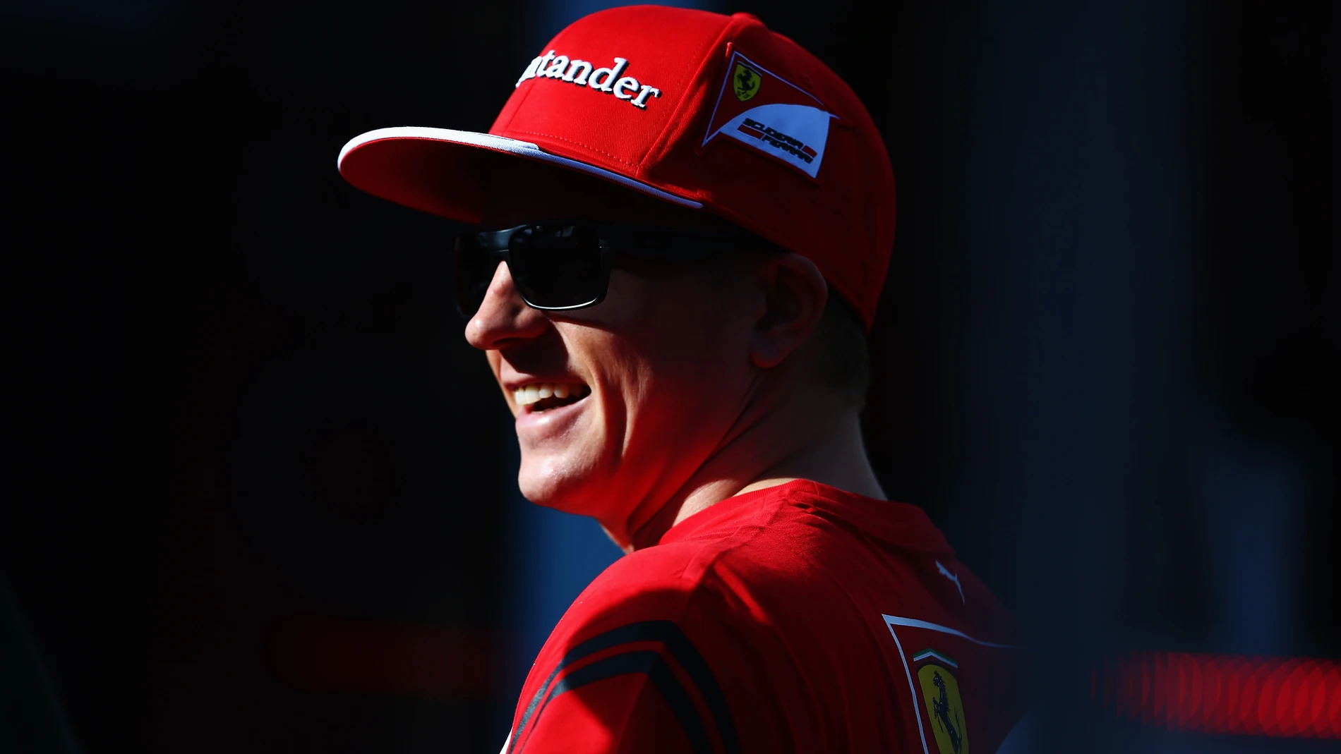 Kimi Raikkonen sonríe en Melbourne