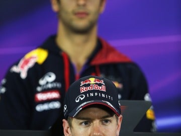 Sebastian Vettel en primer plano