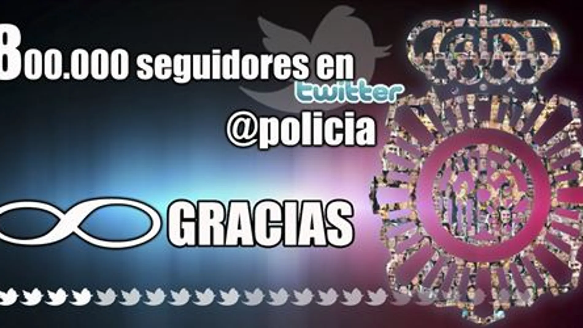 Imagen de agradecimiento en el twitter Imagen de agradecimiento en el twitter