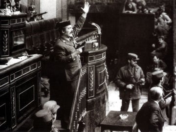 Antonio Tejero Díez en el golpe de Estado del 23F