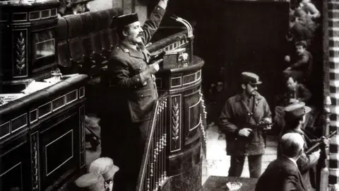 Antonio Tejero Díez en el golpe de Estado del 23F Antonio Tejero Díez en el golpe de Estado del 23F