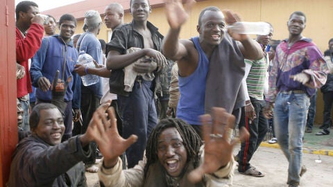 Celebran que han logrado entrar en Melilla