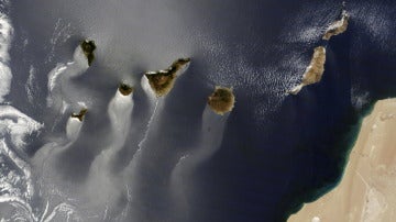 La foto del archipiélago canario tomada por el satélite Terra