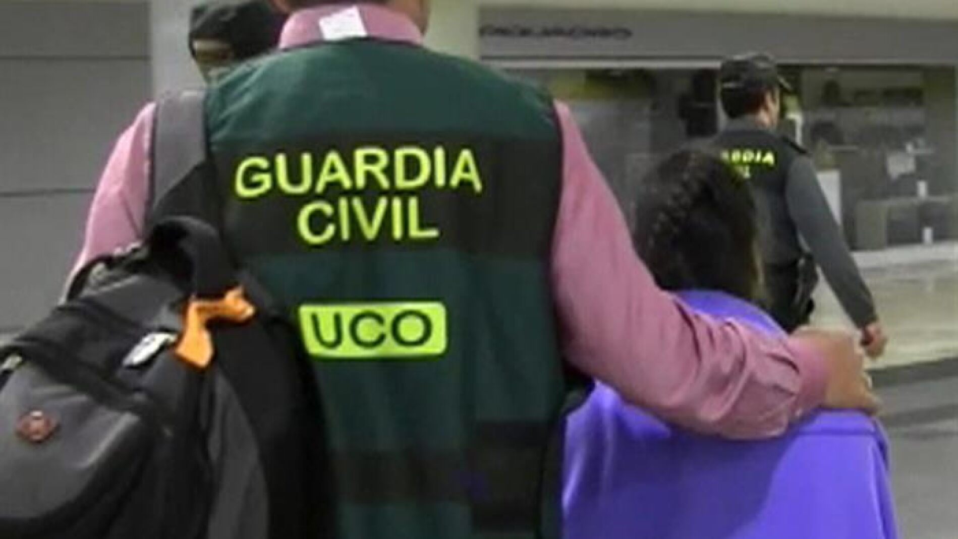  Llegada a Espa&ntilde;a de la ni&ntilde;a secuestrada en Bolivia durane siete meses.