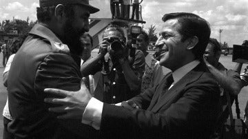 Adolfo Suárez y Fidel Castro