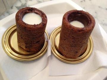 Nuevo dulce: galleta de chocolate rellena de leche