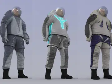 Las tres opciones que propone la NASA en los trajes para los colonos de Marte Las tres opciones que propone la NASA en los trajes para los colonos de Marte