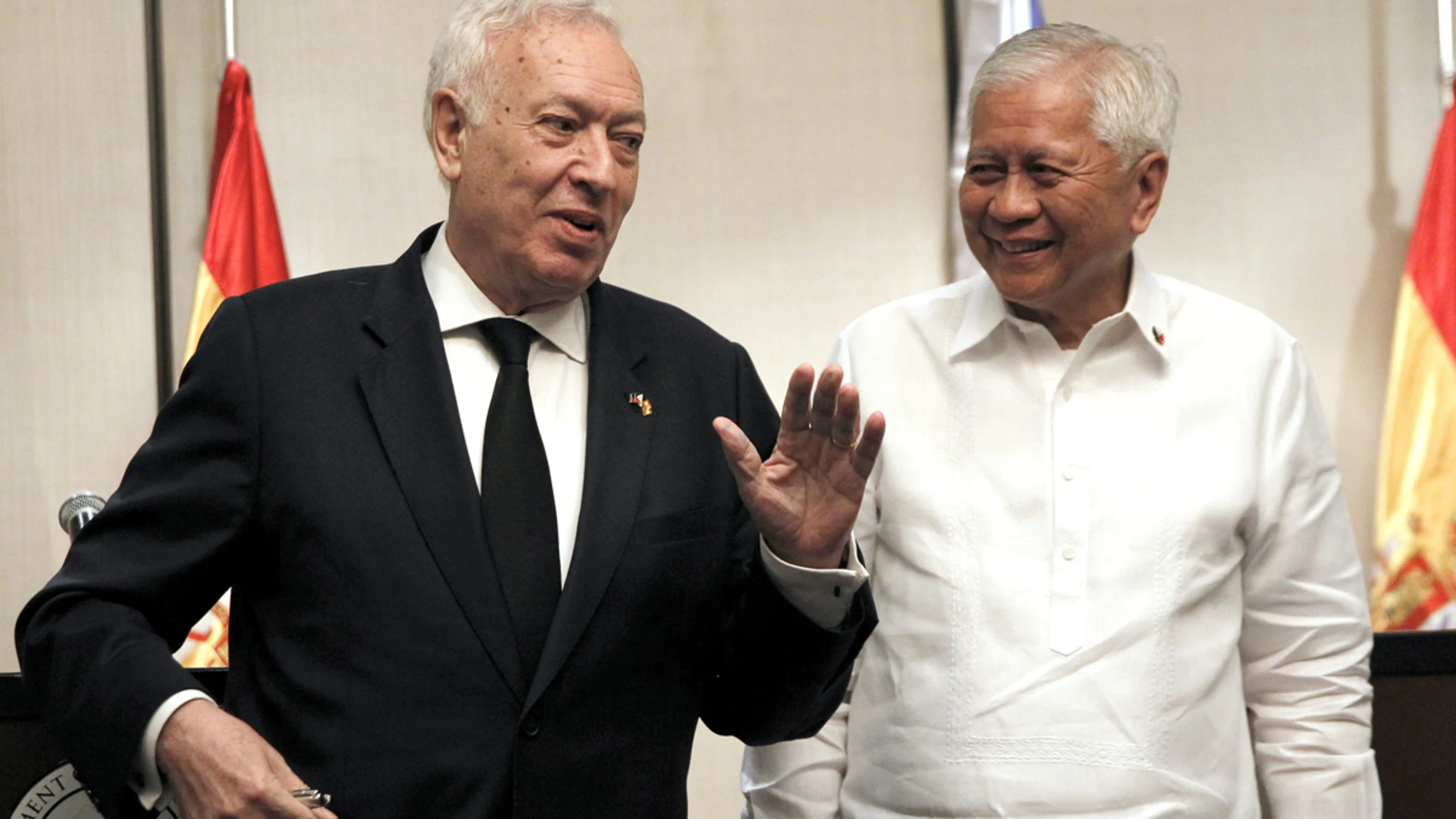 José Manuel García-Margallo y su homólogo filipino José Manuel García-Margallo y su homólogo filipino