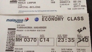 MH370 ticket
