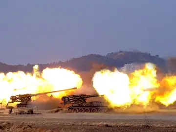 Corea del Norte lanza misiles Corea del Norte lanza misiles