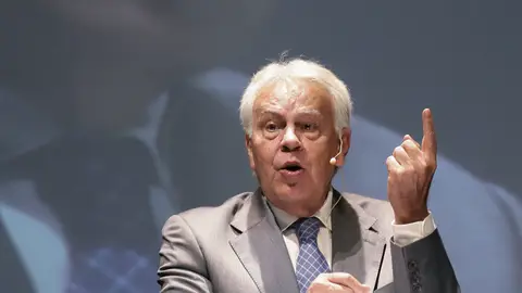Felipe González en un acto en México Felipe González en un acto en México