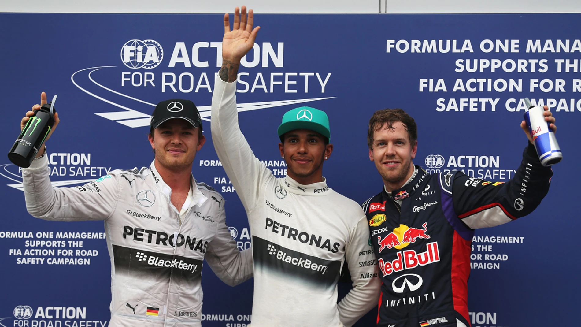 Hamilton, Rosberg y Vettel, en Malasia