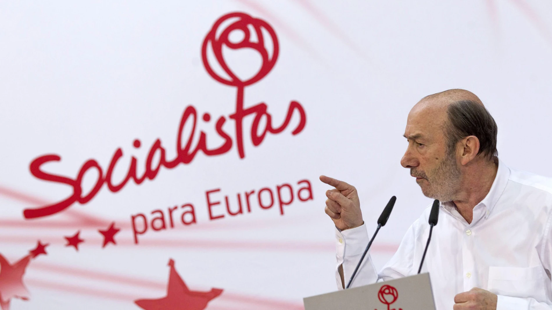 Alfredo Rubalcaba, en un acto del PSOE Alfredo Rubalcaba, en un acto del PSOE