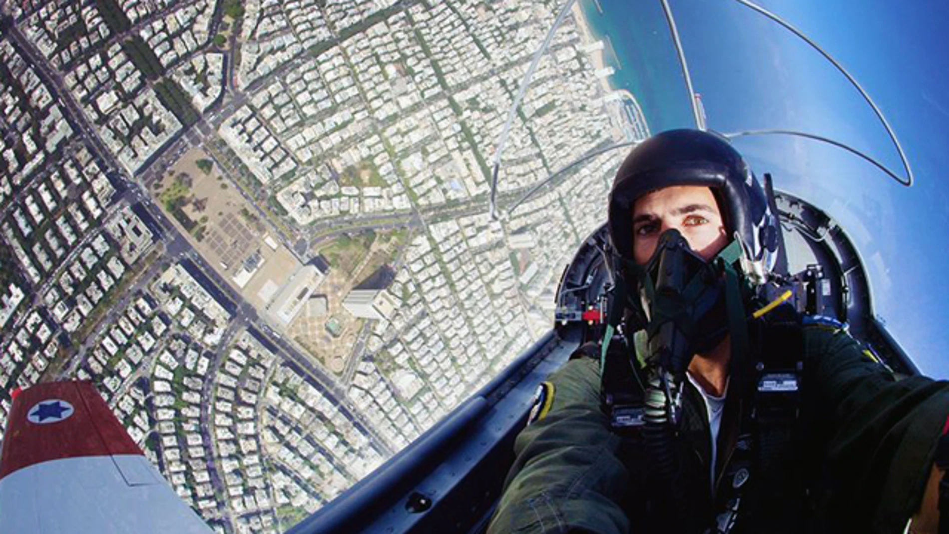 'Selfie' de un piloto de cazas israelí 'Selfie' de un piloto de cazas israelí