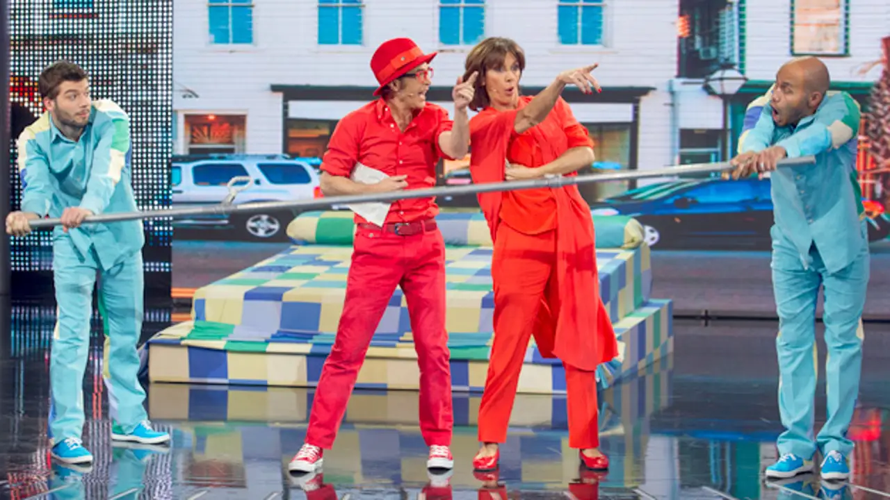 Juan Ribó y Pastora Vega bailan 'Candy'