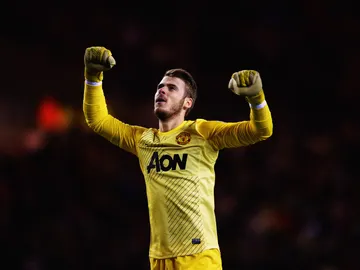 David de Gea, en un partido del Manchester United David de Gea, en un partido del Manchester United