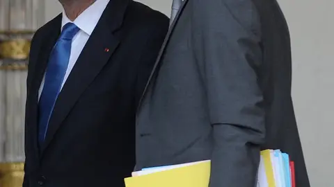 Manue Valls junto a Francois Hollande Manue Valls junto a Francois Hollande