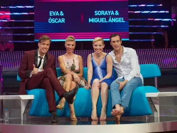Óscar y Eva, Soraya y Miguel Óscar y Eva, Soraya y Miguel
