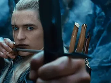 Orlando Bloom dando vida a Legolas Orlando Bloom dando vida a Legolas