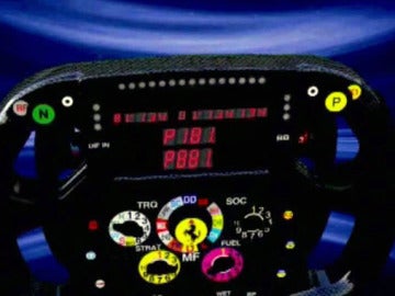 Así es el volante del Ferrari
