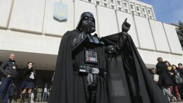 Darth Vader pretendía ser candidato a las presidenciales en Ucrania