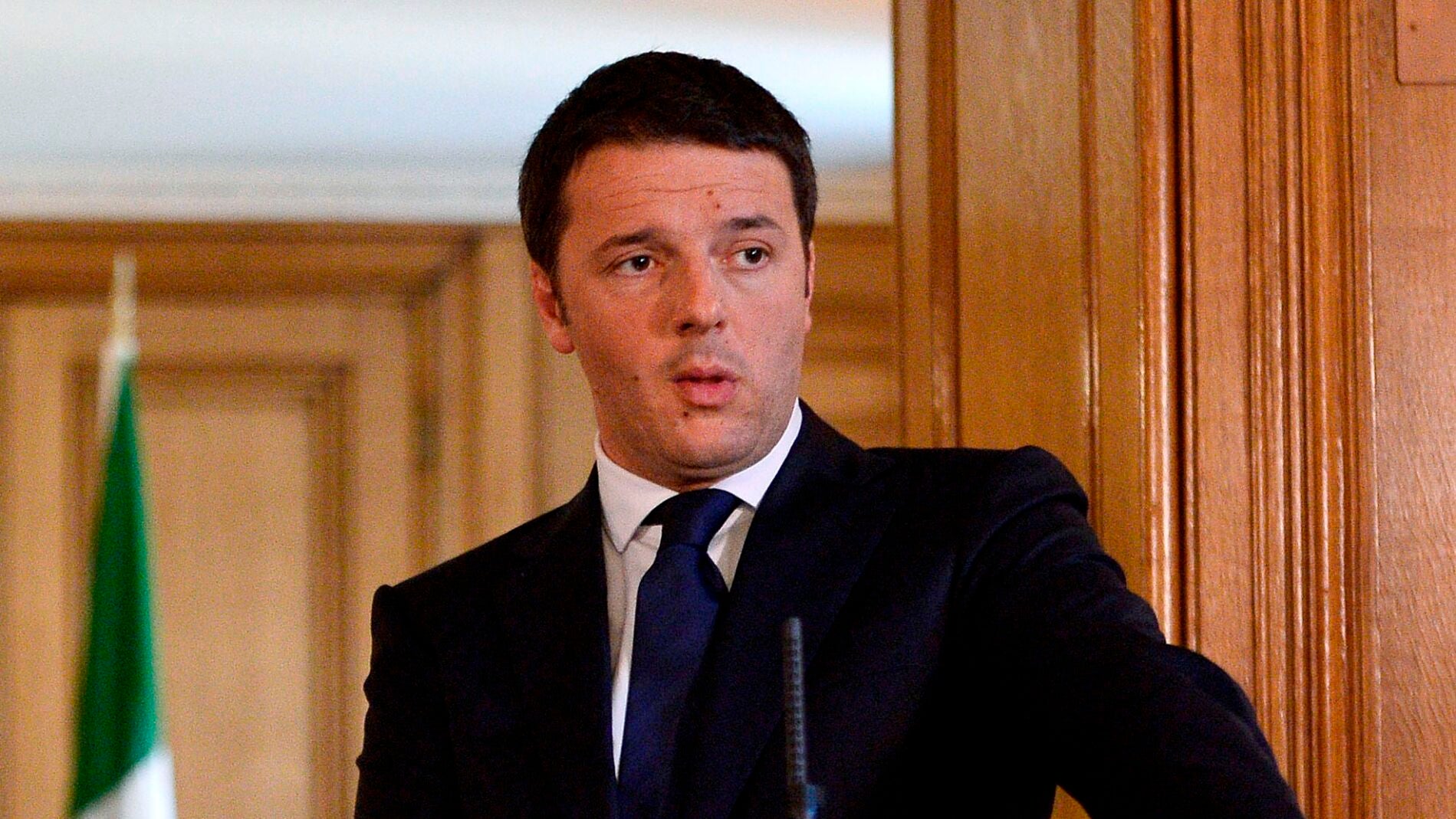 El primer ministro italiano, Matteo Renzi