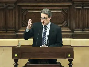 Artur Mas en el Parlament Artur Mas en el Parlament