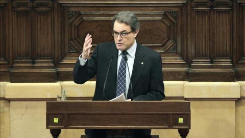 Artur Mas en el Parlament