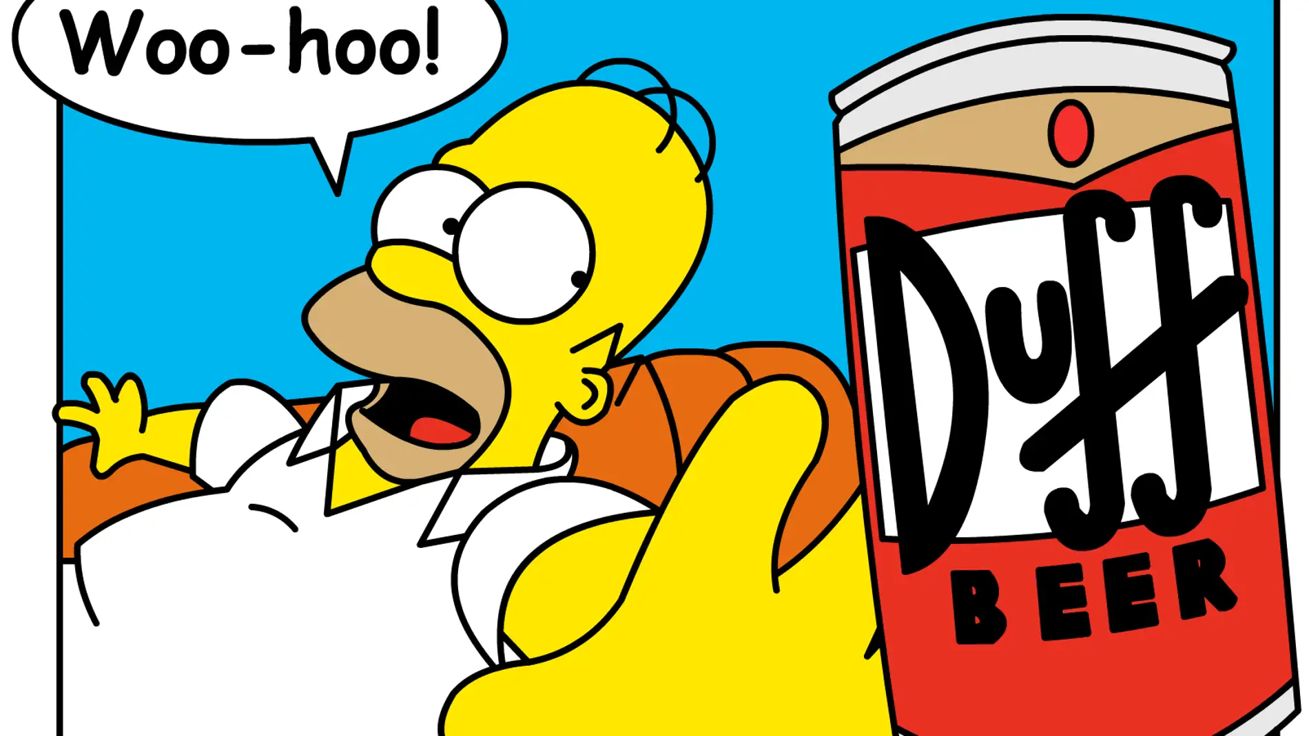 Homer y la cerveza Duff: una relación de amor.