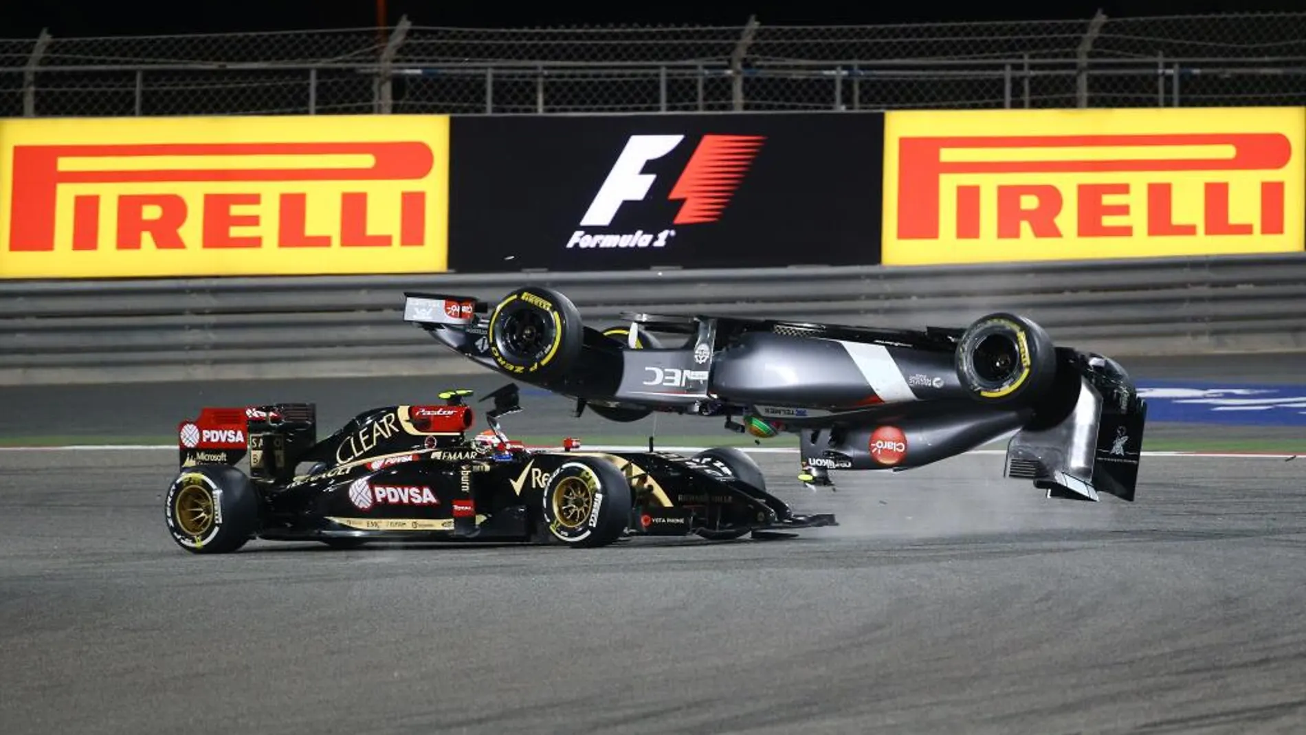 El coche de Gutiérrez dio un gran giro tras ser arrollado por Maldonado