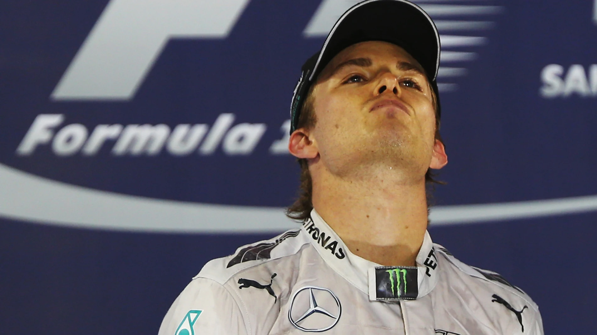 Rosberg, en el podio bareiní