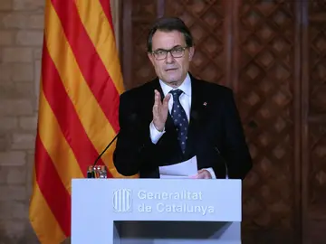 Artur Mas tras el rechazo del Congreso Artur Mas tras el rechazo del Congreso