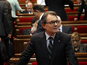 Artur Mas en el Parlament Artur Mas en el Parlament