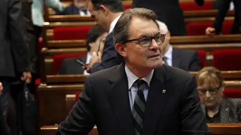 Artur Mas en el Parlament Artur Mas en el Parlament