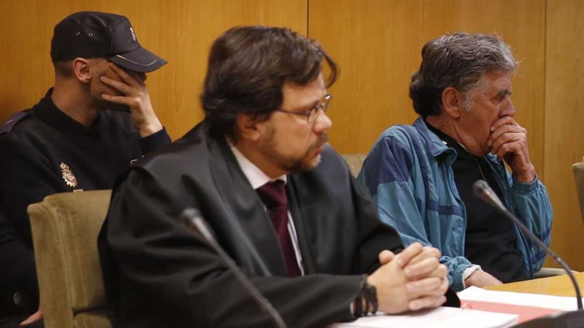 Momento del juicio que se inicia en la Audiencia Provincial contra el falso cura