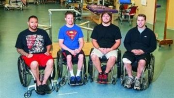 Cuatro pacientes con paraplejia