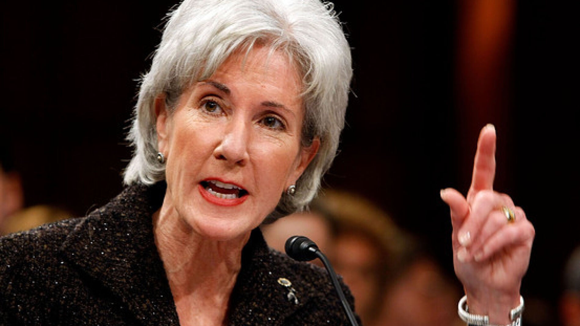 La secretaria de Salud de EE.UU., Kathleen Sebelius
