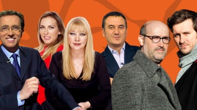 Jordi Hurtado, Javier Cámara, Raúl Arévalo, Kira Miró, Amparo Larrañaga y Roberto Brasero en El Hormiguero 3.0