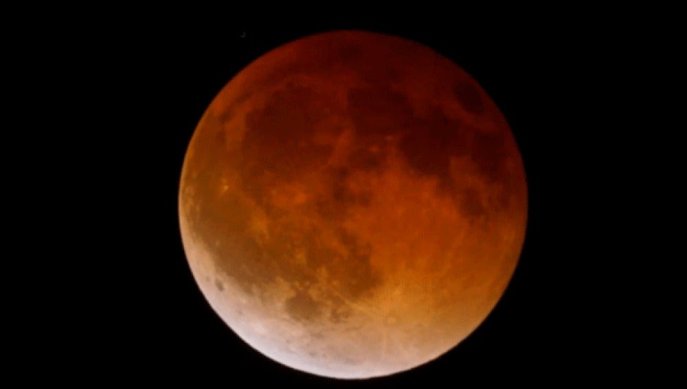 La Luna, a las 10.19am hora peninsular española