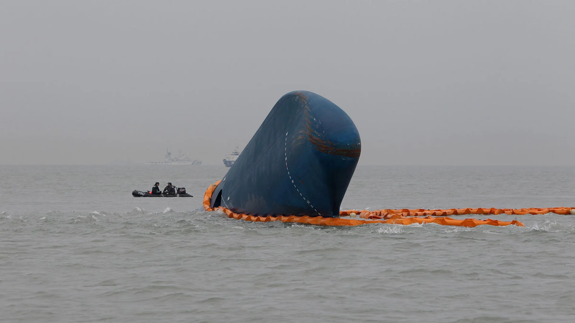 El ferry Sewol, hundido en aguas surcoreanas El ferry Sewol, hundido en aguas surcoreanas