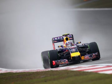 Daniel Ricciardo, en el agua de China