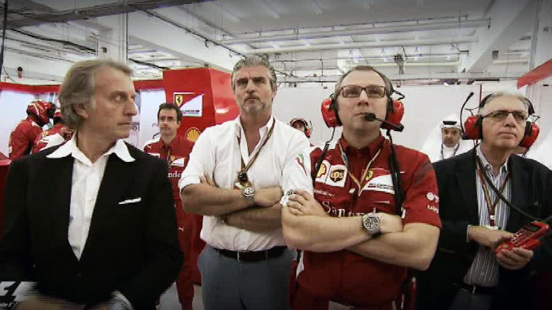 Montezemolo mira fijamente a Domenicali