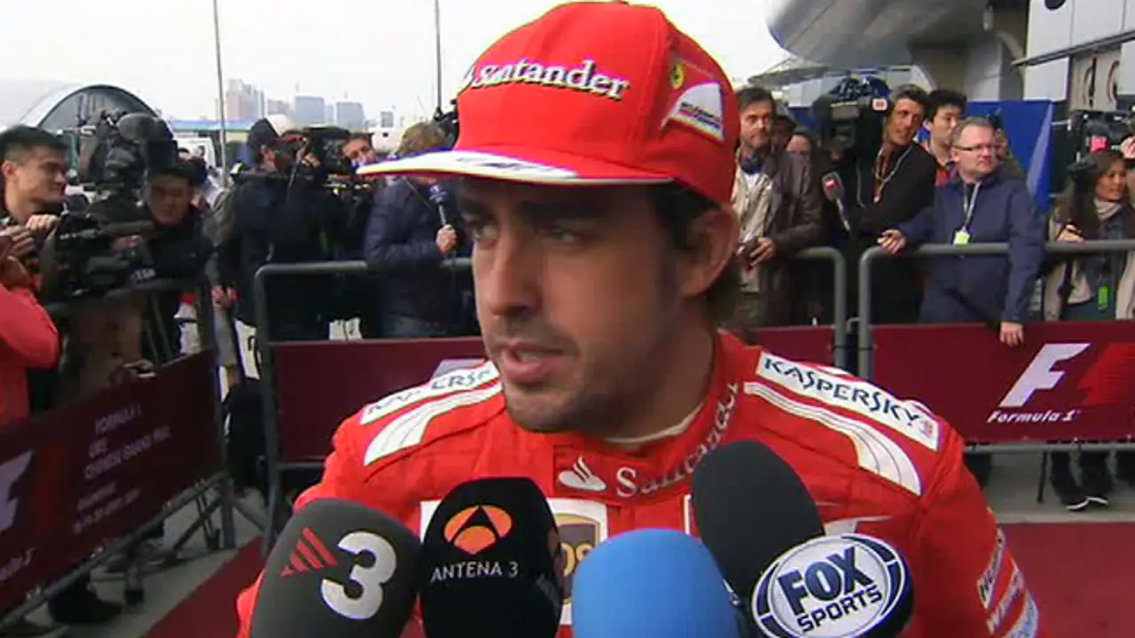 Alonso: "Dedico el podio a Domenicali"