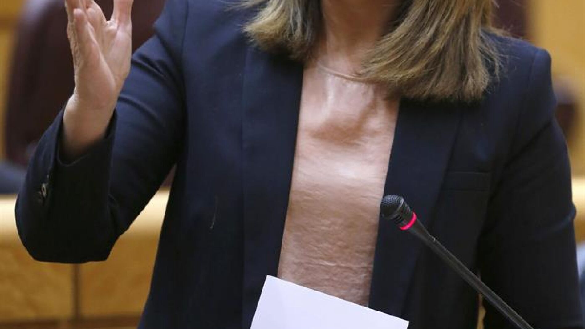 F&aacute;tima B&aacute;&ntilde;ez en la sesi&oacute;n de control al Gobierno