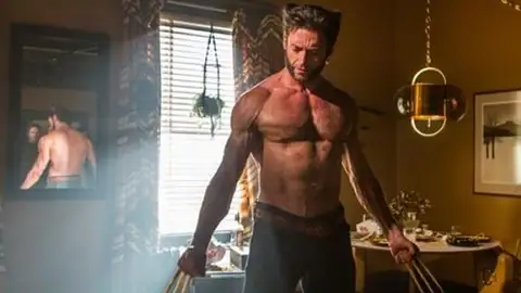 Hugh Jackman en su papel de Lobezno Hugh Jackman en su papel de Lobezno